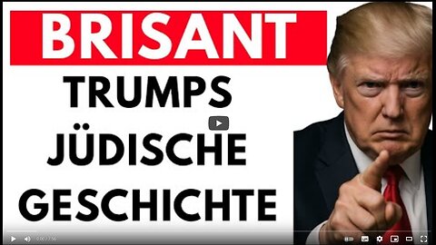Donald Trumps zionistische Vergangenheit – und der jüdischer Einfluss“💥Warum Trump alles deckt!🚨