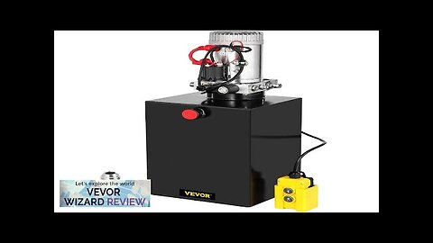 VEVOR 20 Quart Hydraulic Pump Single Acting Hydraulic Dump Trailer Pump 3200 Review