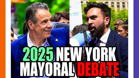 🔴LIVE: New York City Mayoral Debate 2025 | Sliwa vs Mandani vs Cuomo 🟠⚪🟣