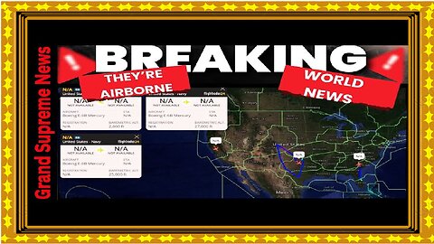 BREAKING - THE DOOMSDAY SYSTEMS ARE MOVING - 3 NUCLEAR COMMAND PLANES AIRBORNE OVER THE U.S.