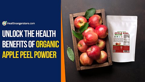 Unlock the health benefits of Organic Apple Peel Powder