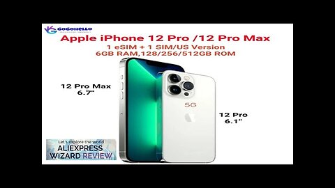 Original iPhone 12 Pro/Pro Max 128/256/512GB ROM 6.1" Super Retina OLED Face Review