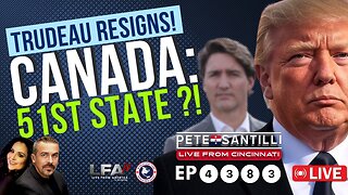 TRUDEAU RESIGNS; TRUMP SIGNALS CANADA SHOULD BECOME 51ST STATE! | [EP #4383]