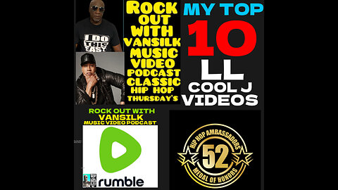 ROC #3 VANSILK TOP 10 LL COOL J CLASSICS VIDEOS.