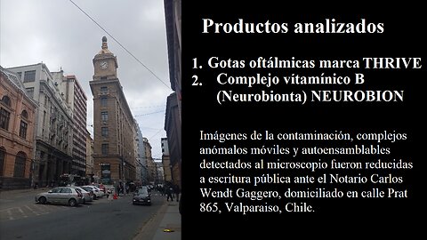 Nanobots y contaminación detectada en Colirios y Neurobionta en jornada Notarial