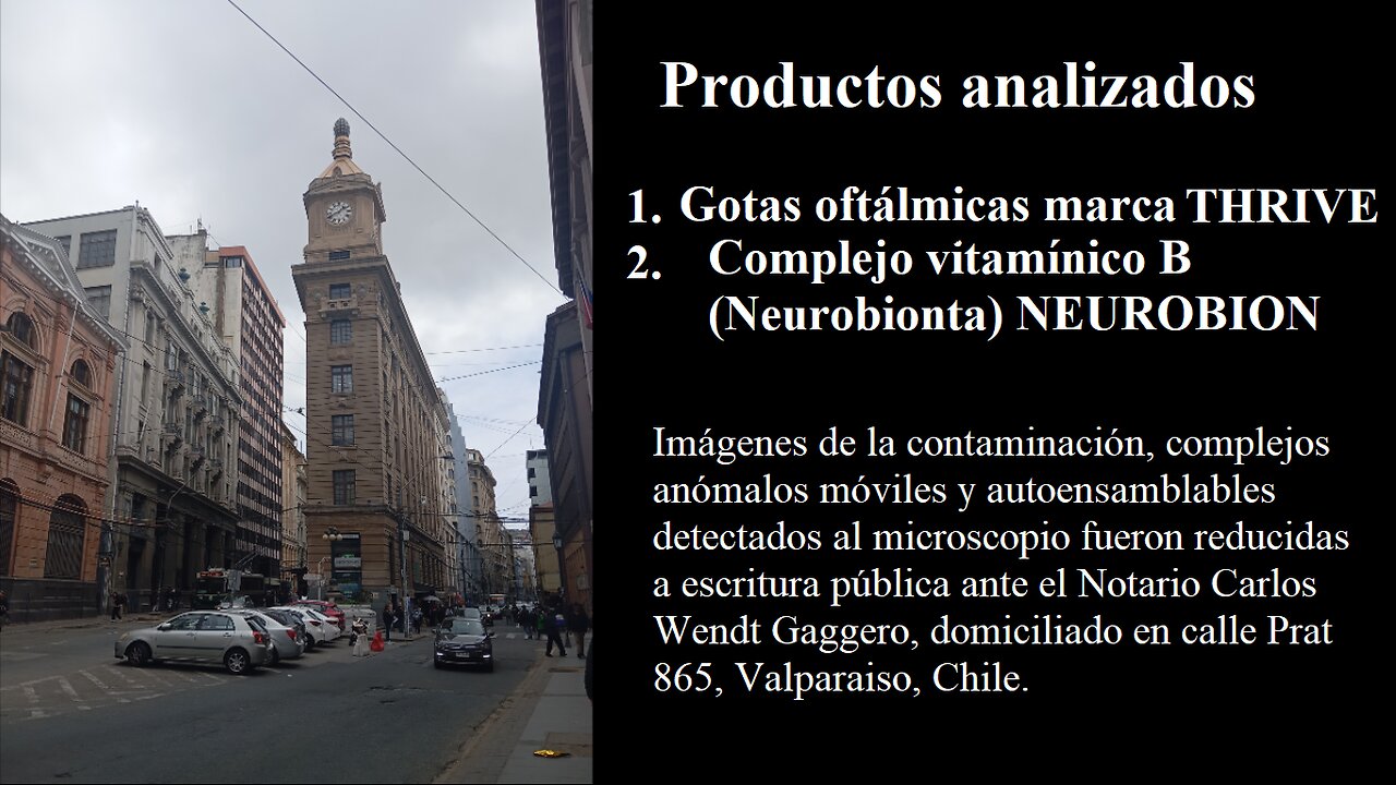 Nanobots y contaminación detectada en Colirios y Neurobionta en jornada Notarial