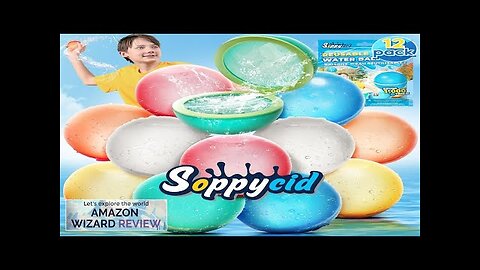 SOPPYCID Reusable Water Balloon Pool Toys12pcs Refillable Magnetic Water Ball Review