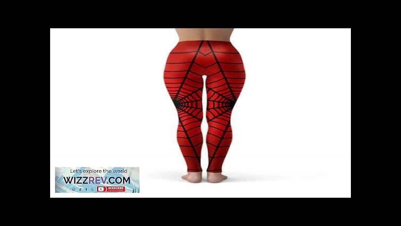 The Amazing Spider-Man Web Pattern Red Leggings Review