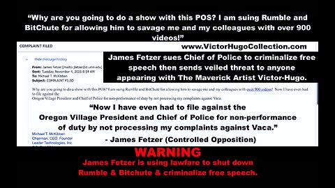 Controlled Opposition Jim Fetzer Sends Veiled Threat To Michael McKibben In Slanderous Email