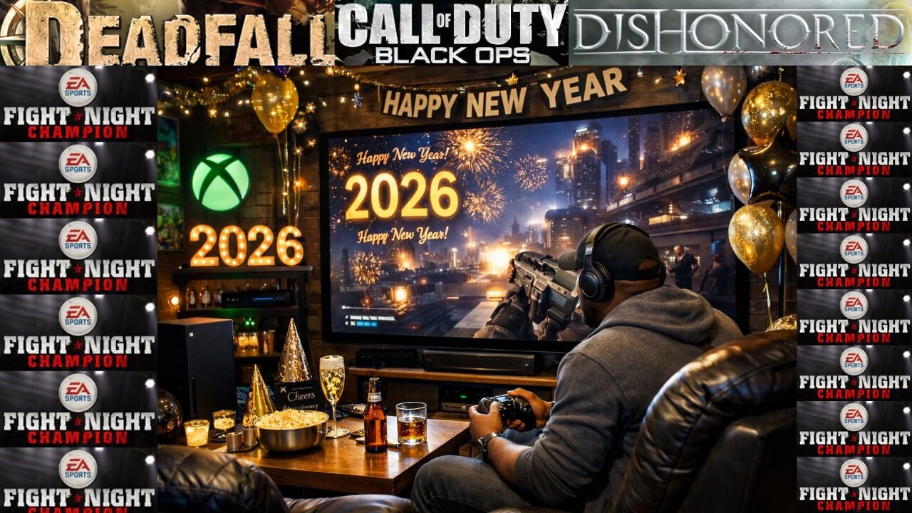 Playing Xbox Until the Clock Hits 2026! 🎮🎉