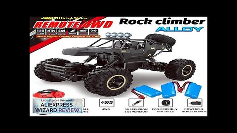 4WD Remote Control Car With Led Lights Radio RC Buggy Off-Road Drift Review