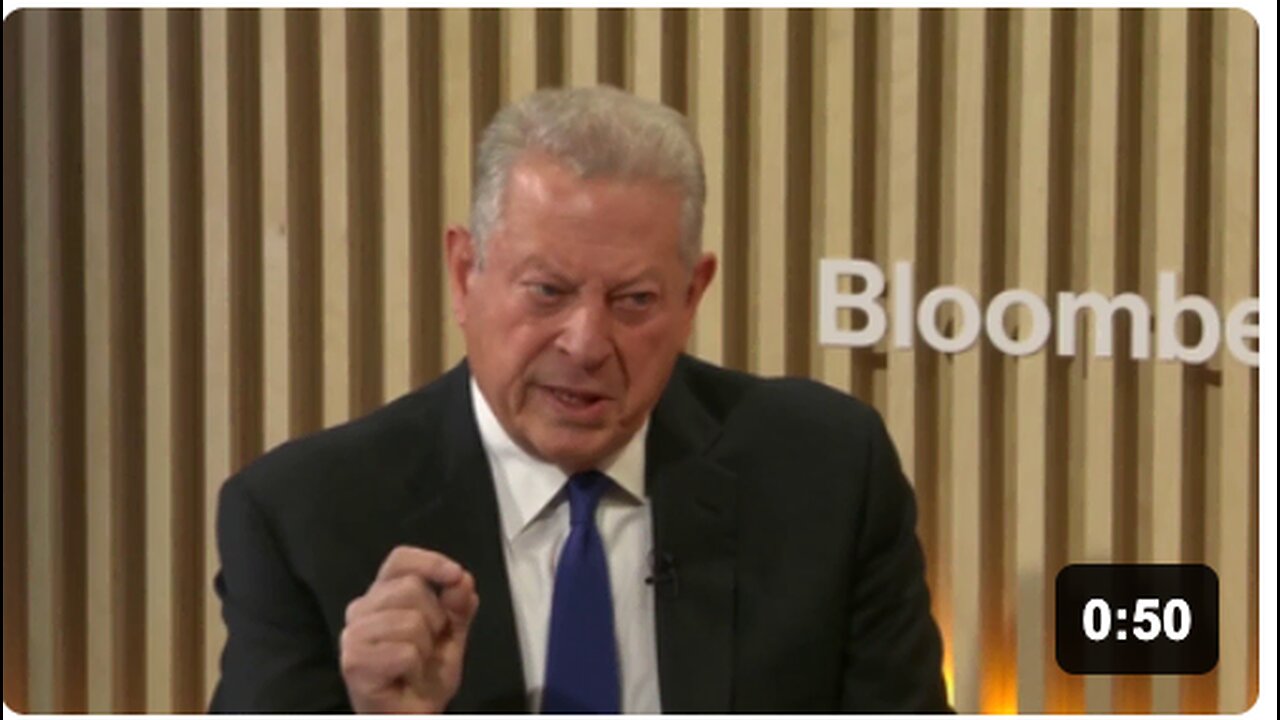 Speaking from Davos, Al Gore blames mass migration, Brexit, and the rise of Viktor Orbán on "climate change". 🤡