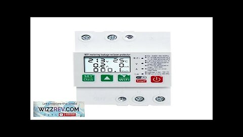 Tuya Smart Leakage Circuit Breaker WIFI Energy Meter Kwh Metering Switch Timer Review