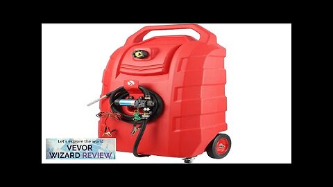 VEVOR Fuel Caddy 32 Gallon Portable Fuel Storage Tank On-Wheels with 12V Review