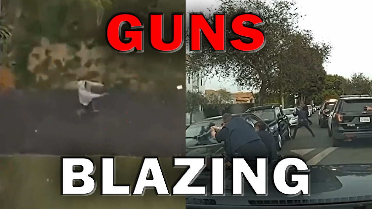 Bad Guy Comes Out Blazing With Two Guns Against An Army Of Cops On Video! LEO Round Table S10E07