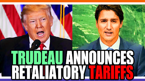 🚨BREAKlNG: Trudeau Responds LIVE To Trump Tariffing Canada followed by FULL SHOW 🟠⚪🟣