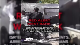 Red Alert - West Bank is Being Annexed