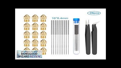 CR10 Mk8 Nozzle Cleaning Kit DIY Esd-15/12 Tweezers 0.4mm 1.75mm Stainless Steel Review