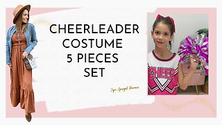 cheerleader Costume 5 Pieces set review