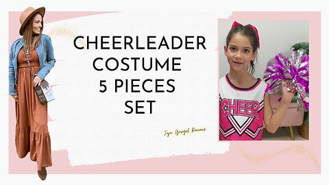 cheerleader Costume 5 Pieces set review