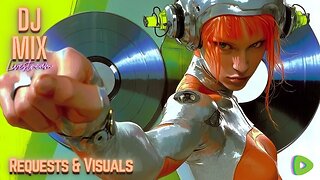 Friday Night Synthwave 80s 90s Electronica and more DJ MIX Livestream - REQUESTS AND VISUALS