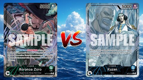 One Piece TCG Green Roronoa Zoro VS Kuzan!!