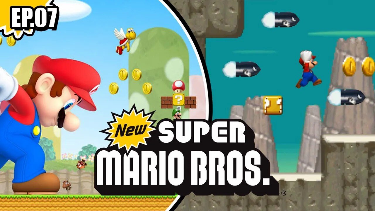 New Super Mario Bros. Ep.[07] - Mundo das montanhas rochosas.