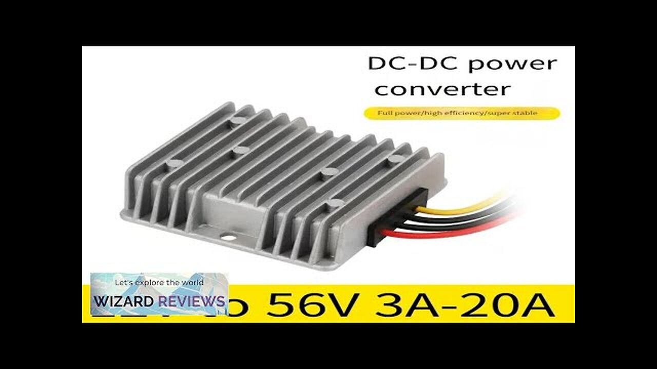 1pc 12V To 56V Power Converter CV/CC Step Up Power Adapter Review