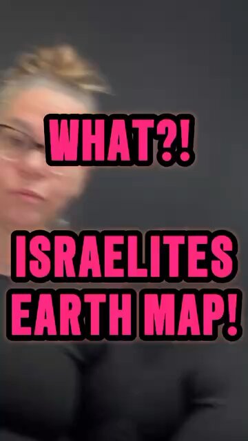 What? Israelites Earth Map! 🤯 #jesus #truth #map #earth #israel #shorts