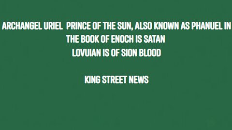 ARCHANGEL URIEL "ALSO KNOWN AS PRINCE OF THE SUN, PHANUEL & SATAN" - lovuian