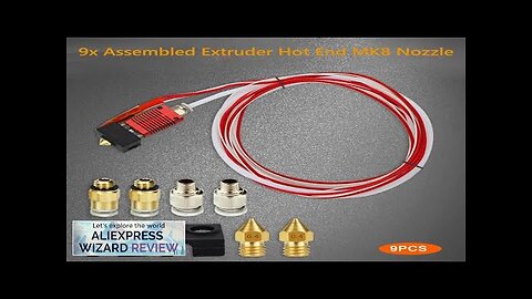 9x Assembled Extruder Hot End Kit for Creality Ender 3 V2/Ender 3 Review