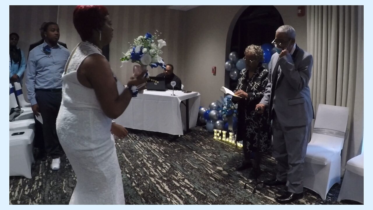 Blasian Babies GrandMaMa & GrandPaPa Get Married & Their Wedding Was Held During Christmas Holiday!