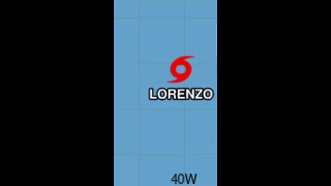 TROPICAL STORM LORENZO FORMS!
