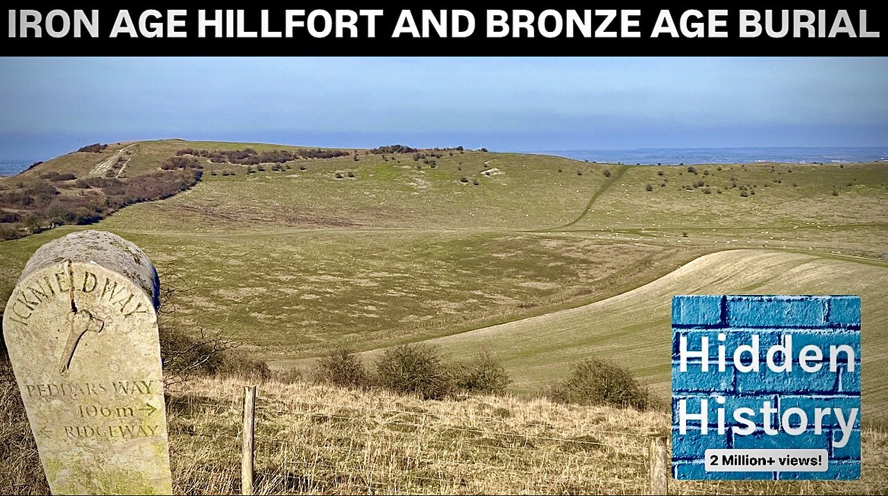 Iron Age hillfort and Bronze Age burials - Pouring a libation to the old gods