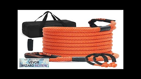 VEVOR 7/8" x 30' Kinetic Recovery Tow Rope 30580lbs Heavy-Duty Off Road Review