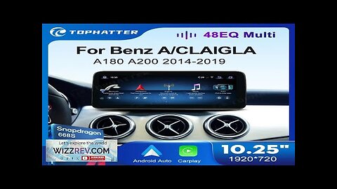 10.25 Car Radio For Mercedes Benz A Class W176 GLA X156 CLA Review