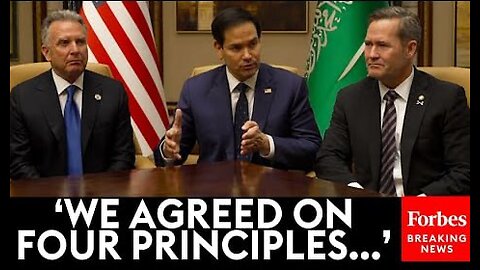 Rubio, Waltz, & Witkoff Speak To Reporters After Talks With Russians In Saudi Arabia