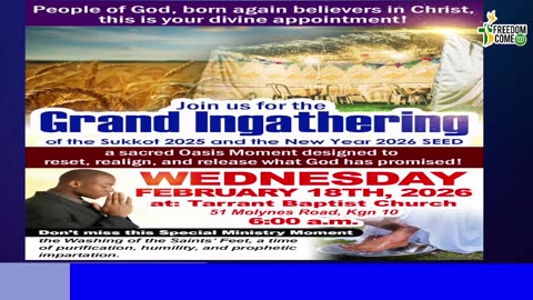 CONVERSATIONS LIVE -Freedom Come / TBC Ministries -February 17, 2026