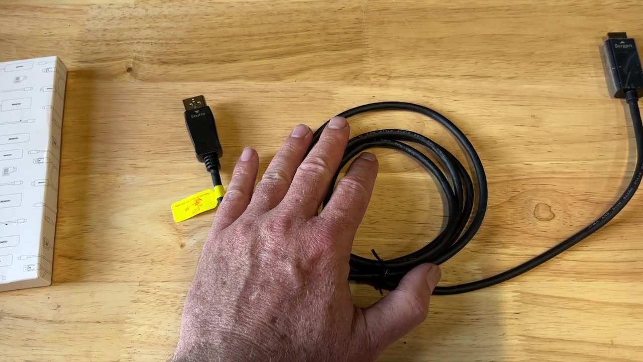 DisplayPort to HDMI Cable.