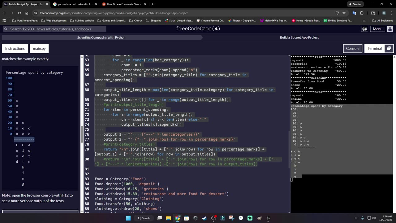 Learning python, let's chat
