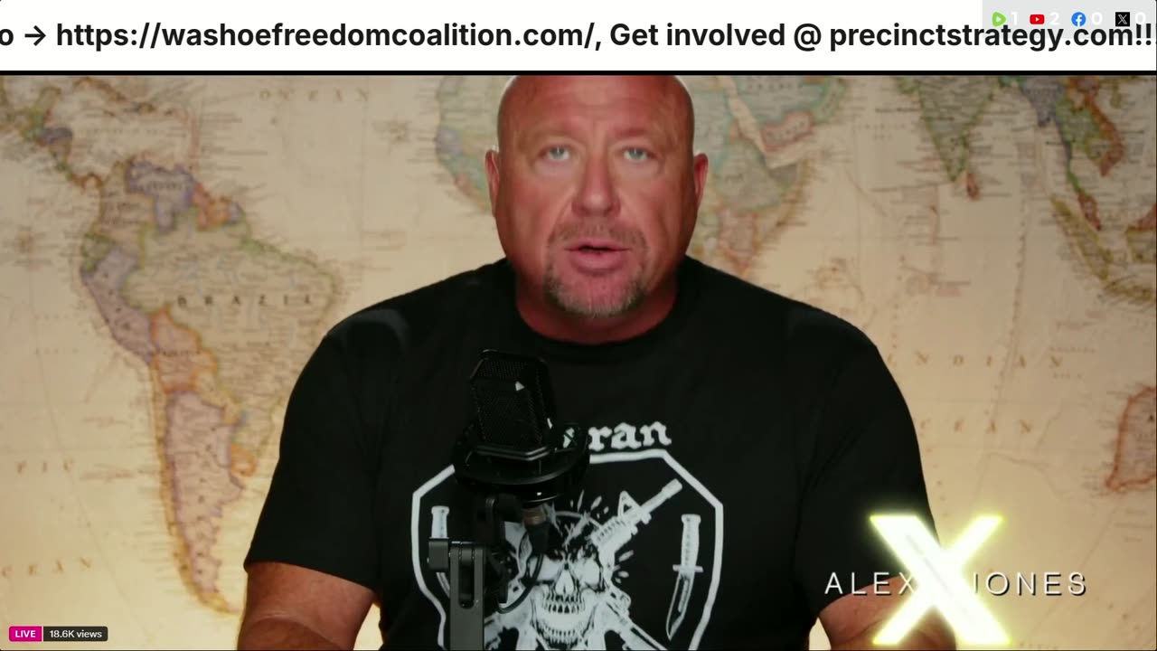 Alex Jones, Info Wars, 10/11/2025