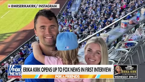 Erika Kirk reveals how she tells her kids what happened to Charlie