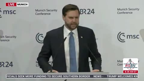 LIVE REPLAY Vice President JD Vance Addresses the Munich Security Conference