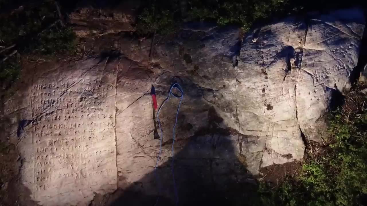 Mystery Of Lord's Prayer Rock Carved In Canada In A European Language That Vanished Before Columbus