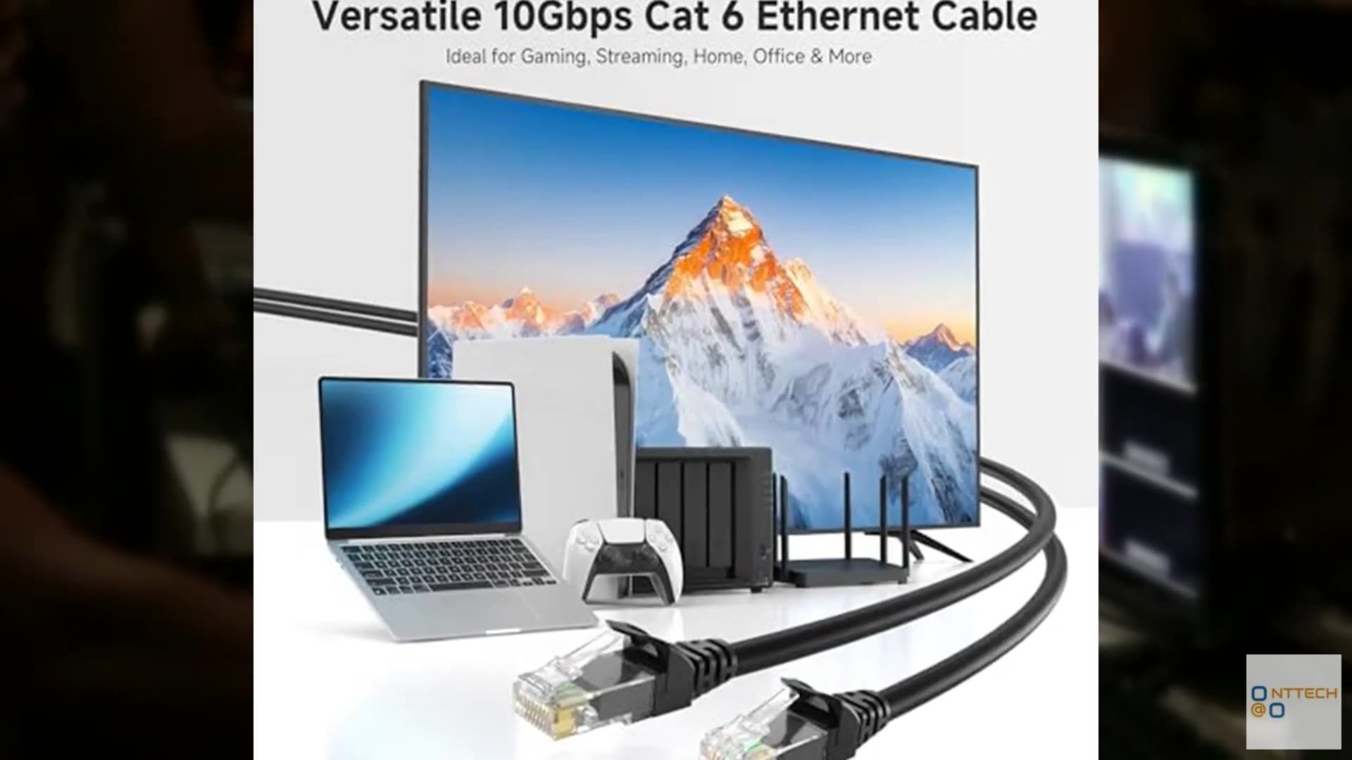 Cable Matters 10Gbps 10-Pack Snagless Cat 6 Ethernet Cable - 10ft, Cat 6 Cable,