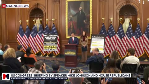🇺🇸 Speaker Mike Johnson and House Republicans Briefing on Day 31 of Democrat Shutdown [LIVE]