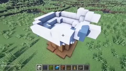 Learning how to build beautiful and modern houses in Minecraft