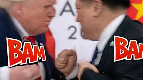 Trump and Xi FISTFIGHT 😂
