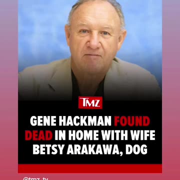 Rip to gene hackman his wife Besty arakawa rip to the dog 🐕 🙏🕊🪦🕯03/1/25