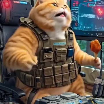 Ai trending cat video